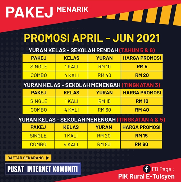 Promosi Pakej Terkini